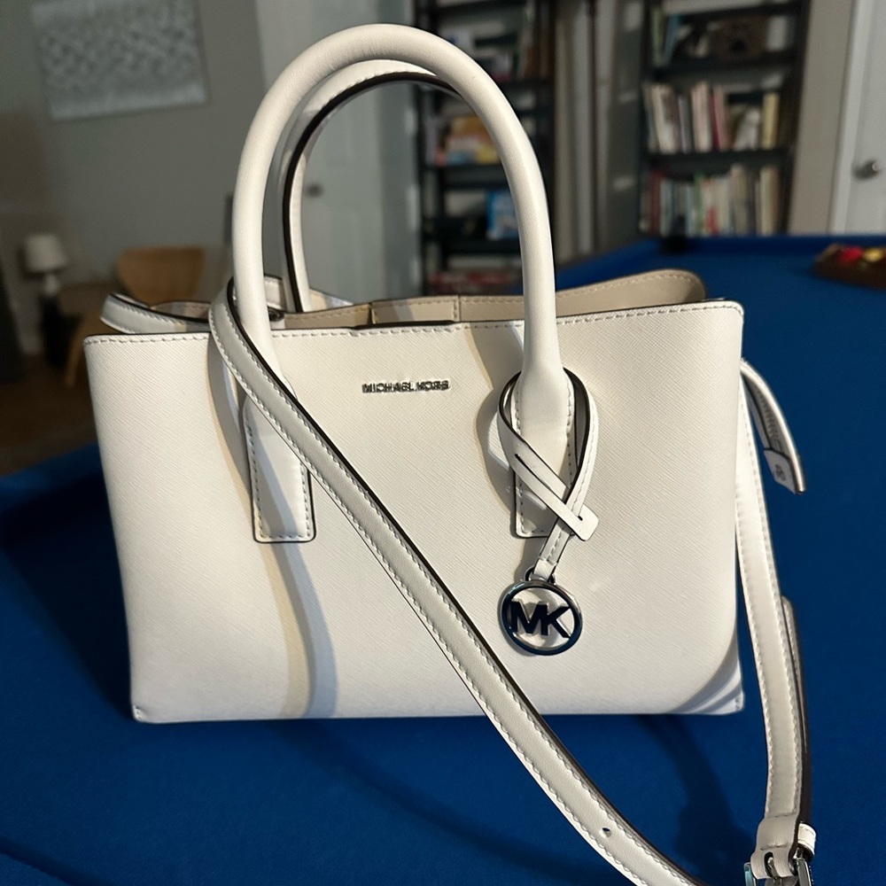 Michael Kors small Ruthie Optic White